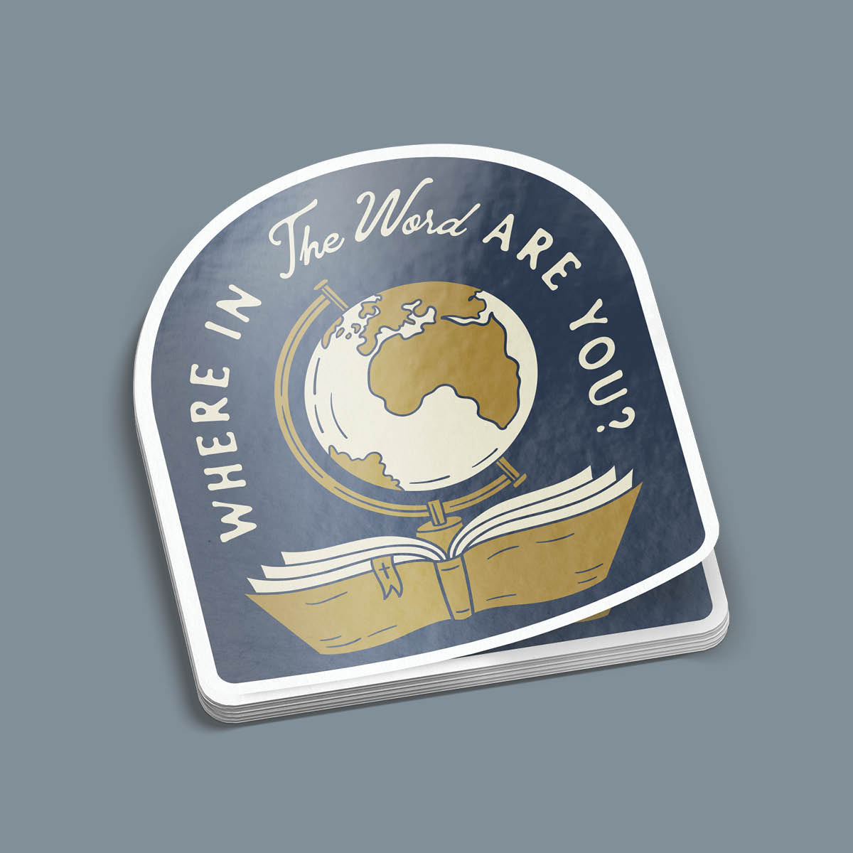 Where in the Word are You? Sticker