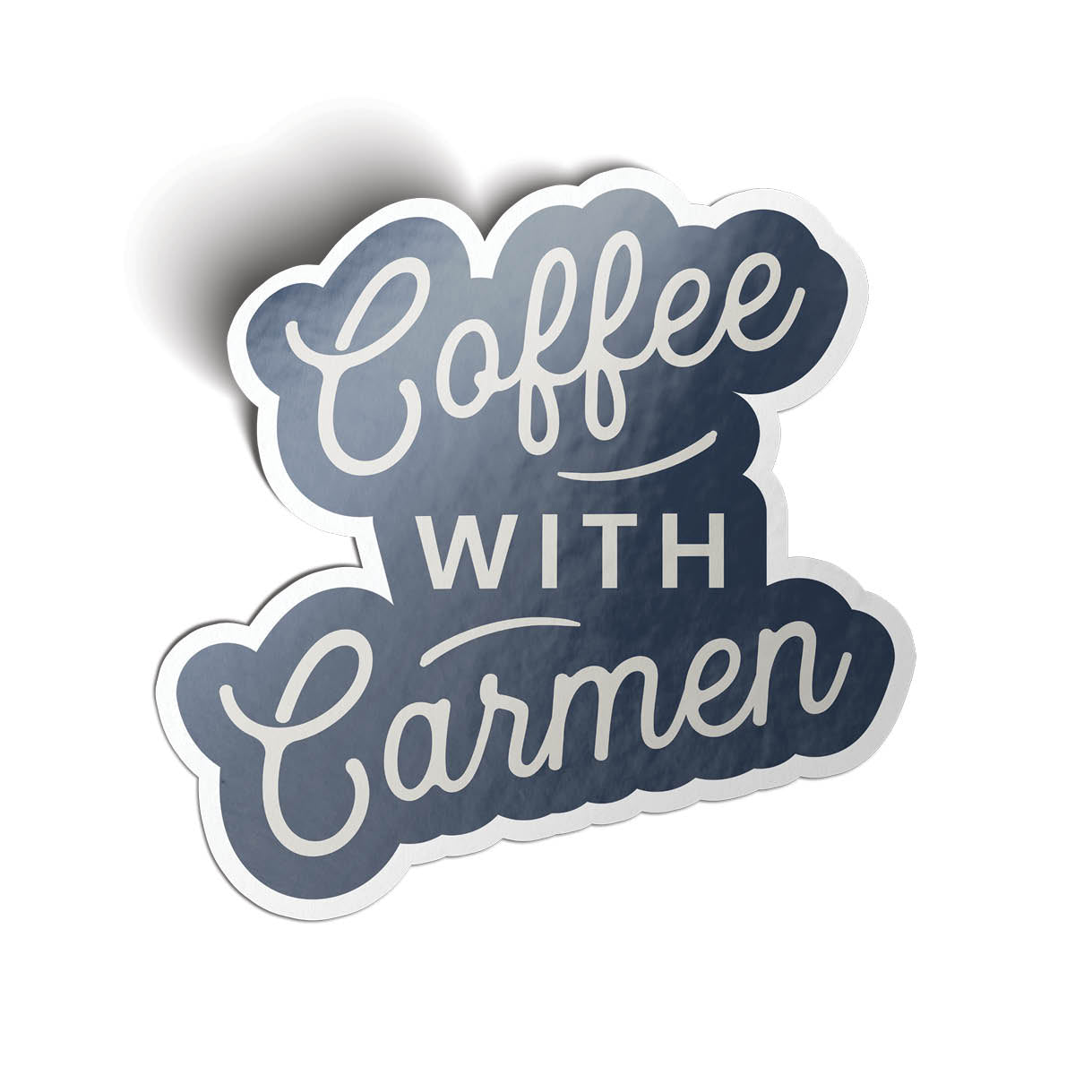 Coffee with Carmen Sticker