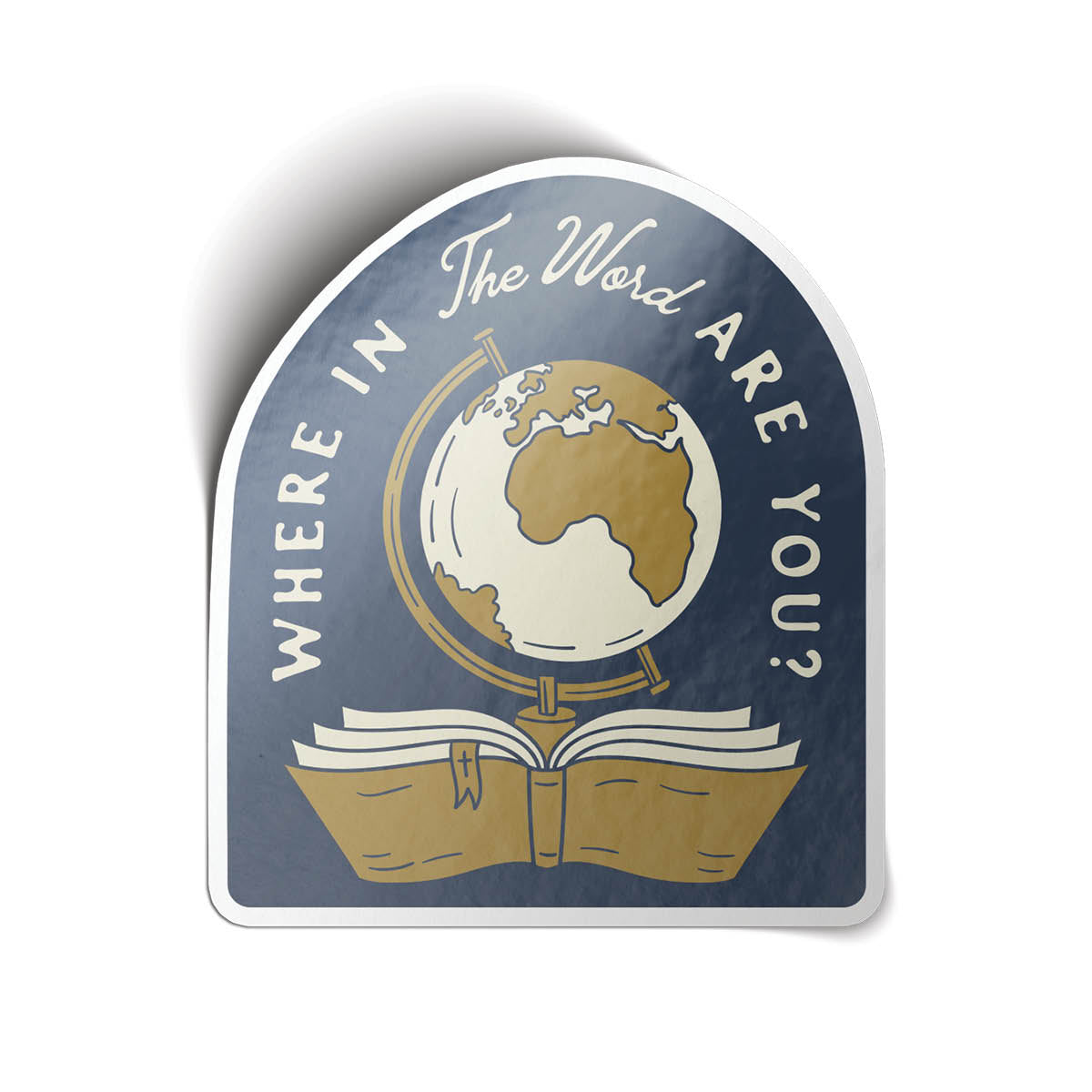 Where in the Word are You? Sticker