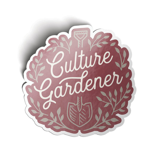 Culture Gardener Sticker