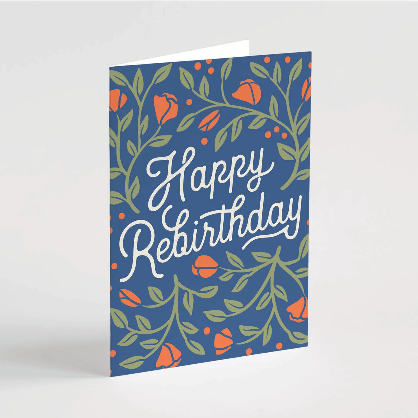 Floral Rebirth-Day Card
